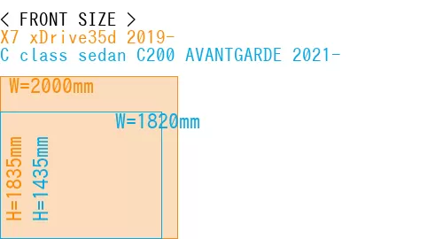 #X7 xDrive35d 2019- + C class sedan C200 AVANTGARDE 2021-
